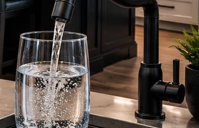Filtered water on tap