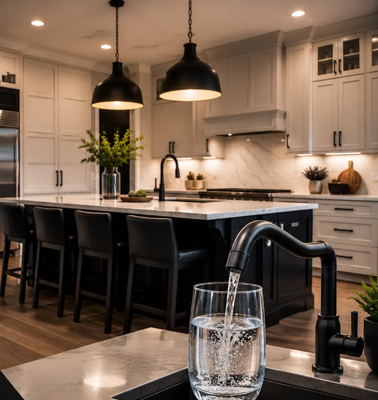 Pure water in the kitchen