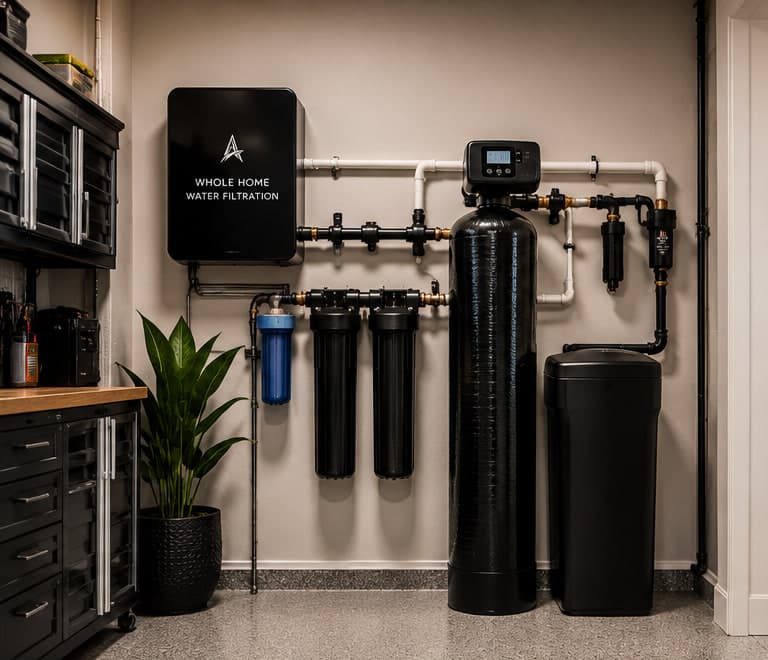 Whole-home filtration system